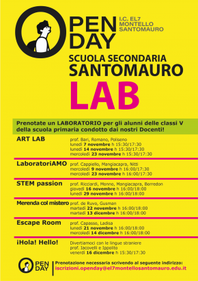 Laboratori alla Santomauro_open day